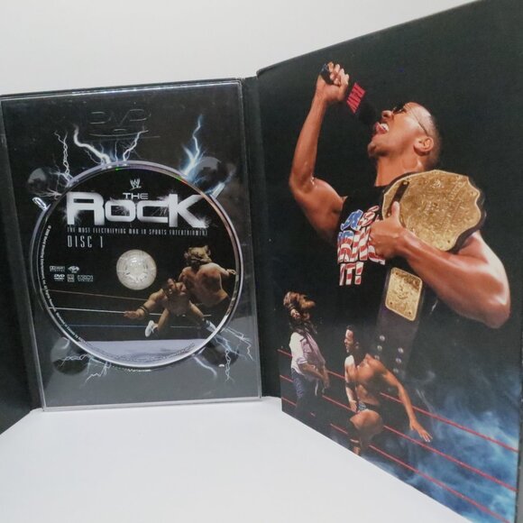 The Rock "The Most Electrifying Man in Sports Entertainment 3 Disc DVD Set WWE - Picture 5 of 9
